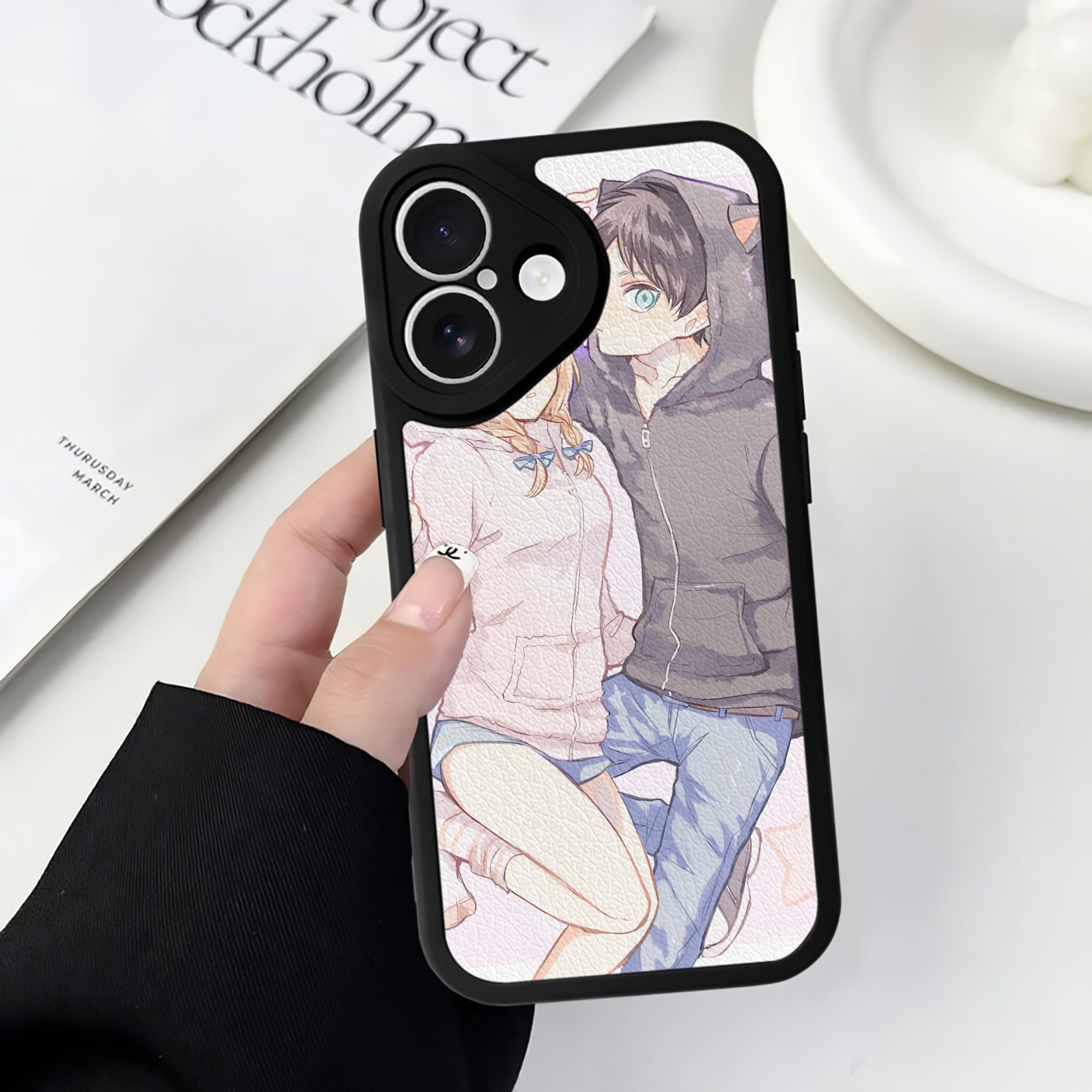 （画像用） 進撃の巨人 Attack on Titan 【iPhone 16シリーズ対応】シリコンスマホケース（レザー調） 材質：シリコン